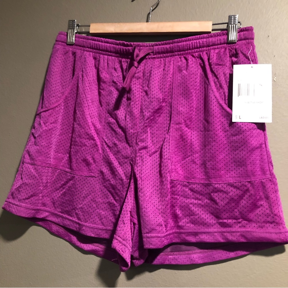 Kathy Ireland Mesh Active Shorts Size Large